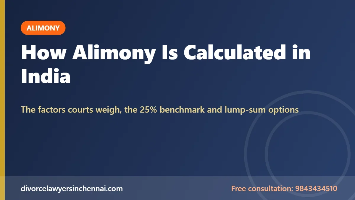 How alimony is calculated in India: factors courts consider explained