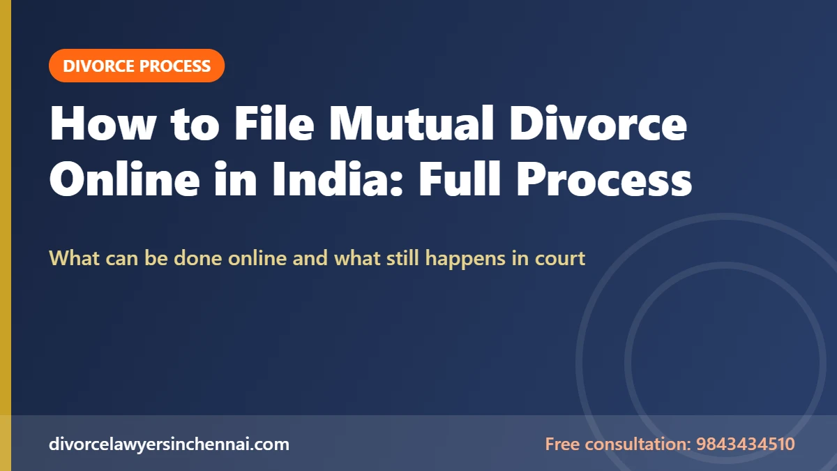 How to File Mutual Divorce Online in India: Full Process